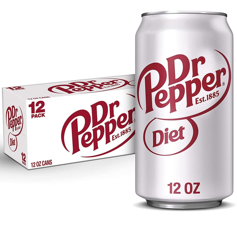 Diet Dr Pepper, 12 fl oz cans (Pack of 12)