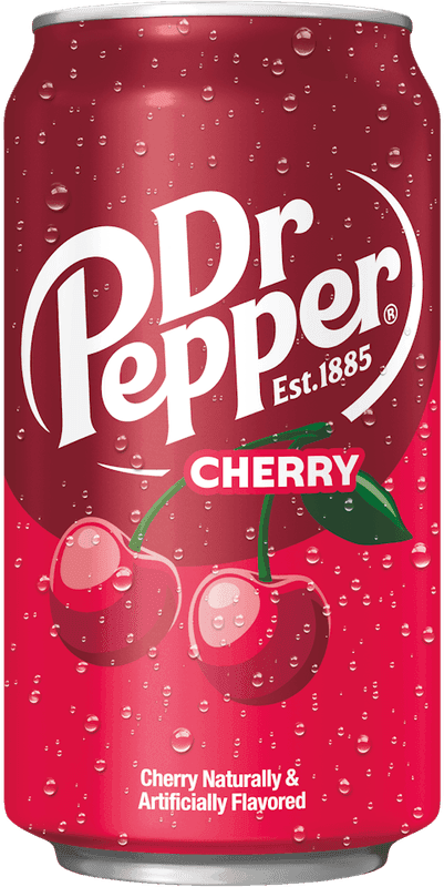 A can of Dr Pepper Cherry
