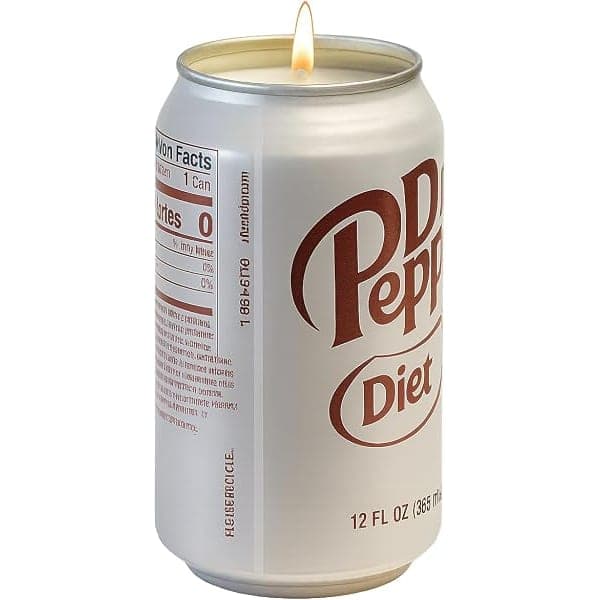 Diet Dr Pepper Can Candle (Smells Like the Soda)