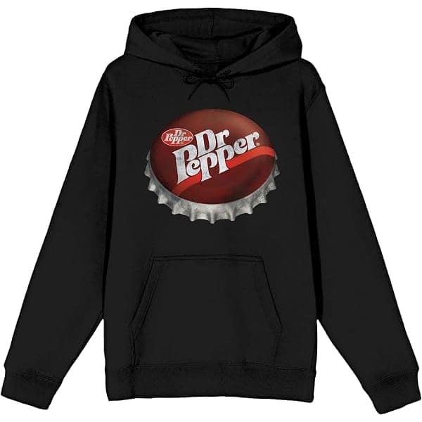 Dr Pepper Bottle Cap Hooded Sweatshirt