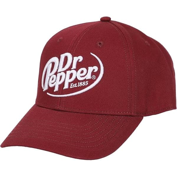 Dr Pepper Embroidered 3D Logo Hat (Red)