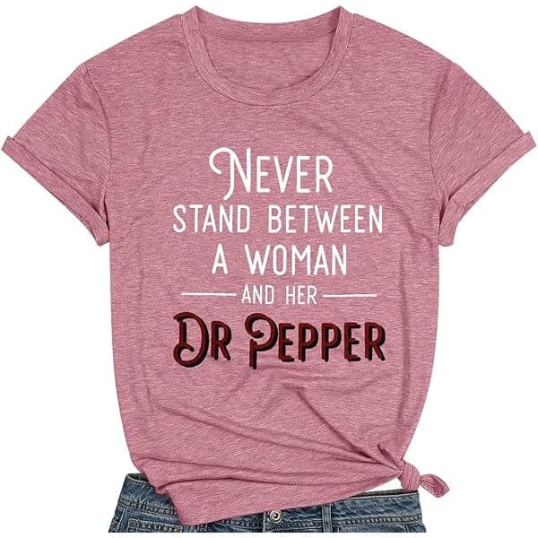 Funny "Powered by Dr Pepper" Women's Tee