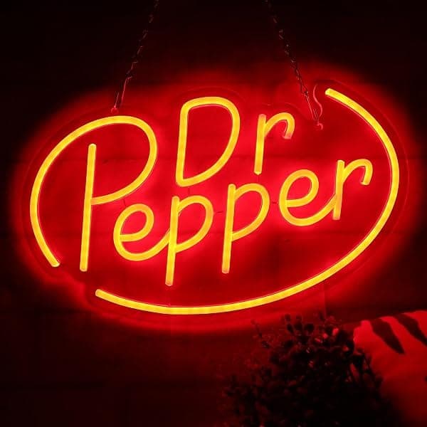 Dr Pepper LED Neon Wall Sign