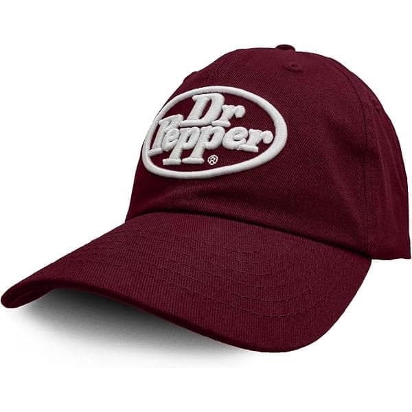 Dr Pepper Retro Soda Pop Dad Hat