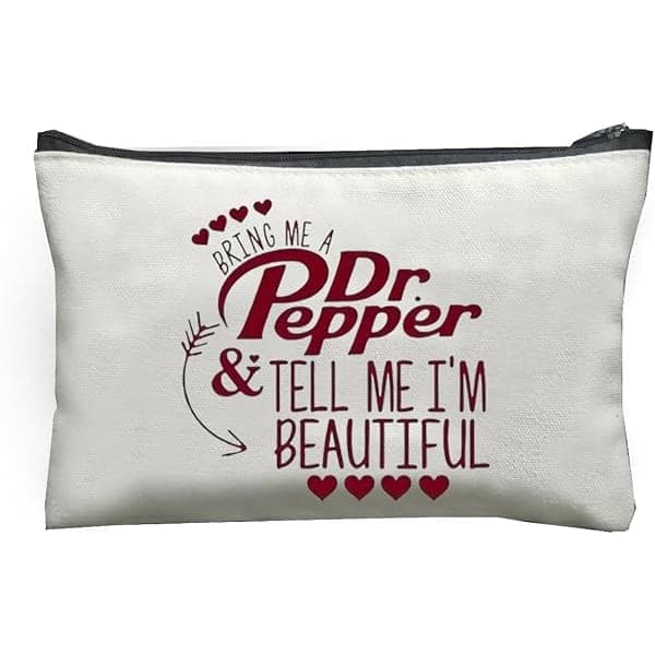 Dr Pepper Humor Canvas Toiletry Bag