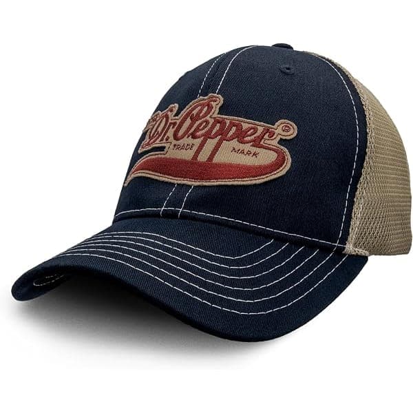 Tee Luv Vintage Dr Pepper Mesh-Back Hat