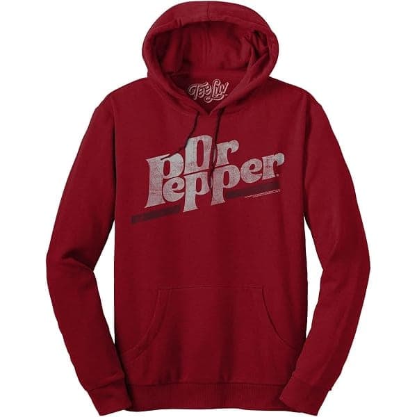 Faded Dr Pepper Cherry Red Hoodie