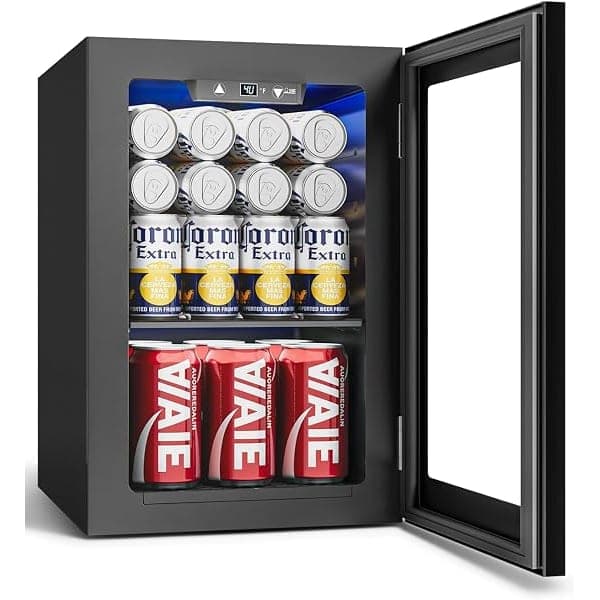 24-Can Mini Beverage Fridge
