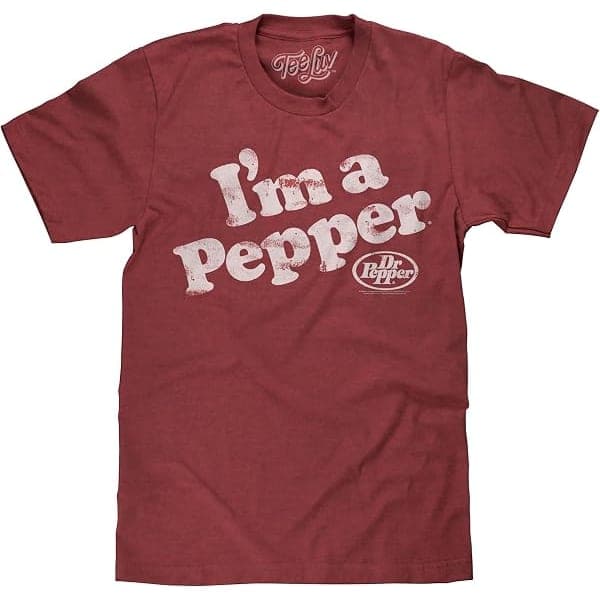 Tee Luv "I'm a Pepper" Faded Logo Tee