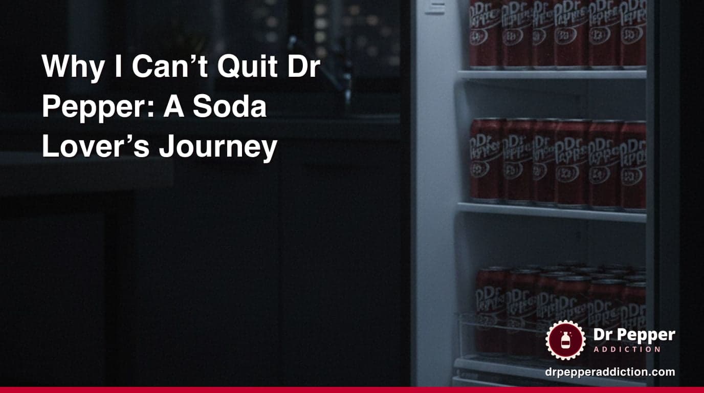Why I Can’t Quit Dr Pepper: A Soda Lover’s Journey