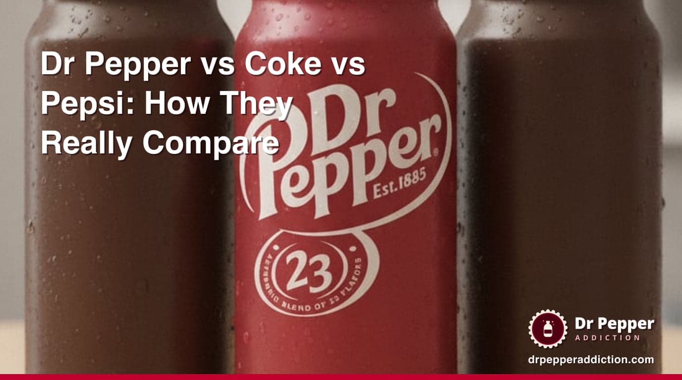 Dr Pepper vs Coke vs Pepsi: How They Really Compare