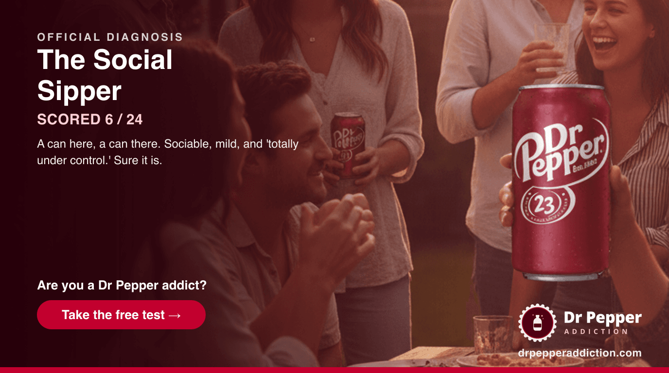 The Social Sipper: A can here, a can there. Nothing to see. Move along.