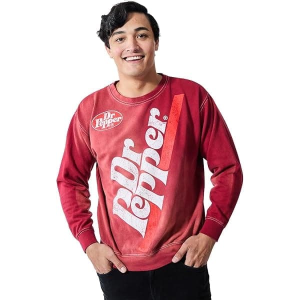 Dr Pepper Double-Sided Crewneck Sweatshirt