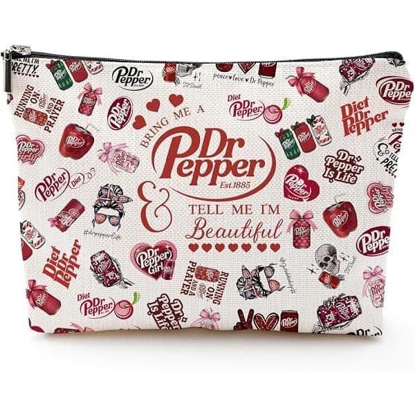Dr Pepper Cosmetic / Makeup Bag