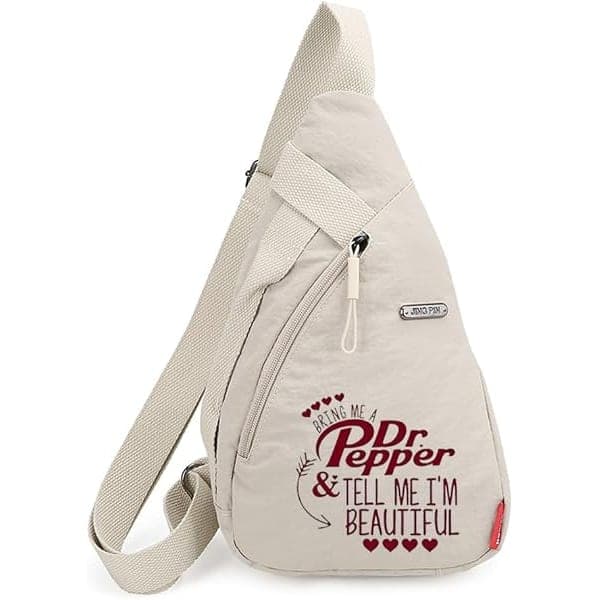 Dr Pepper Crossbody Sling Bag
