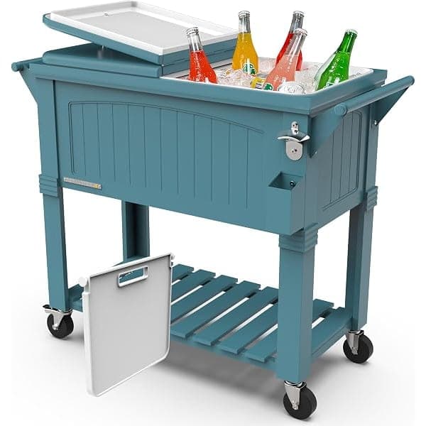 80-Quart Rolling Party Cooler