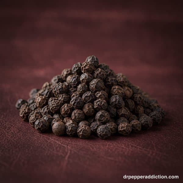 Black pepper, one of the 23 fan-list flavors of Dr Pepper