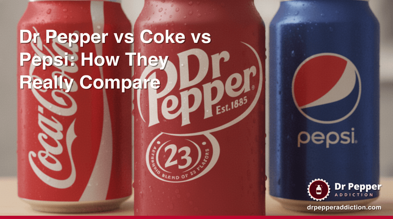 Dr Pepper vs Coke vs Pepsi: How They Really Compare