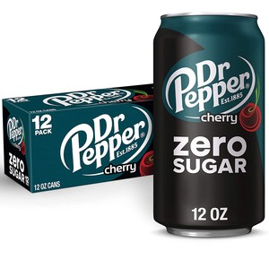 dr pepper cherry zero 12 pack cans